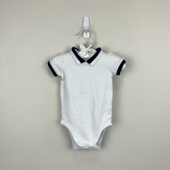 Jacadi Paris Striped Bubble Shortall Romper Set 3 Months - Picture 2 of 13